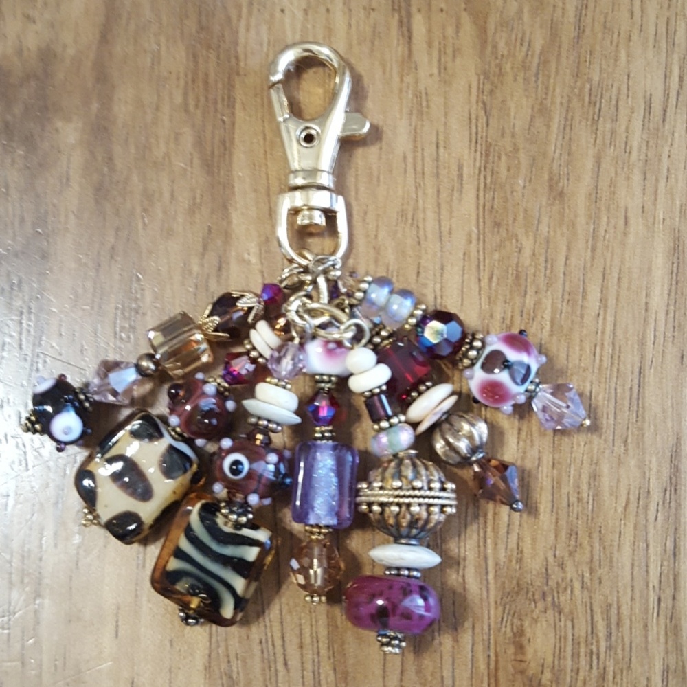 Homemade Sparkle Purse Charm